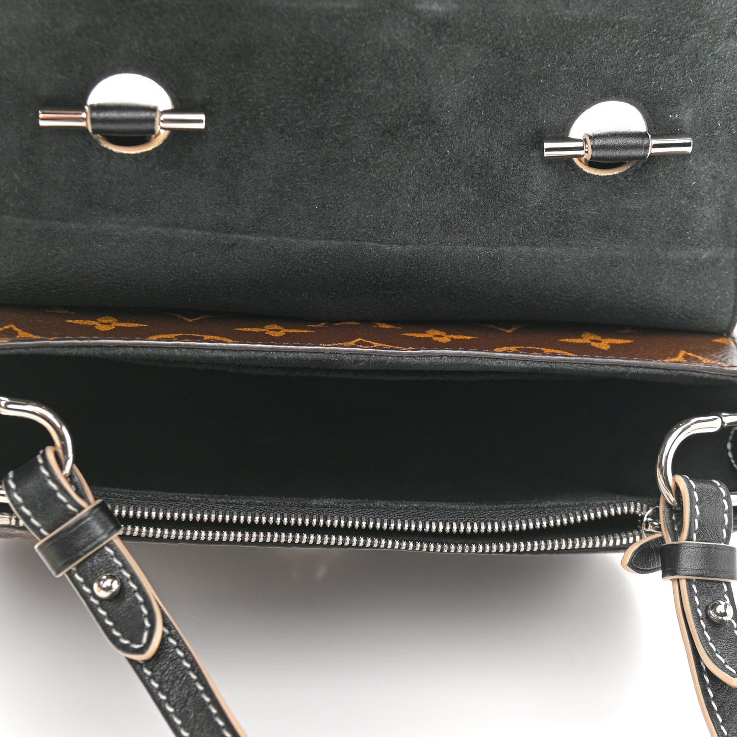 Calfskin Monogram Chain It Bag PM Black