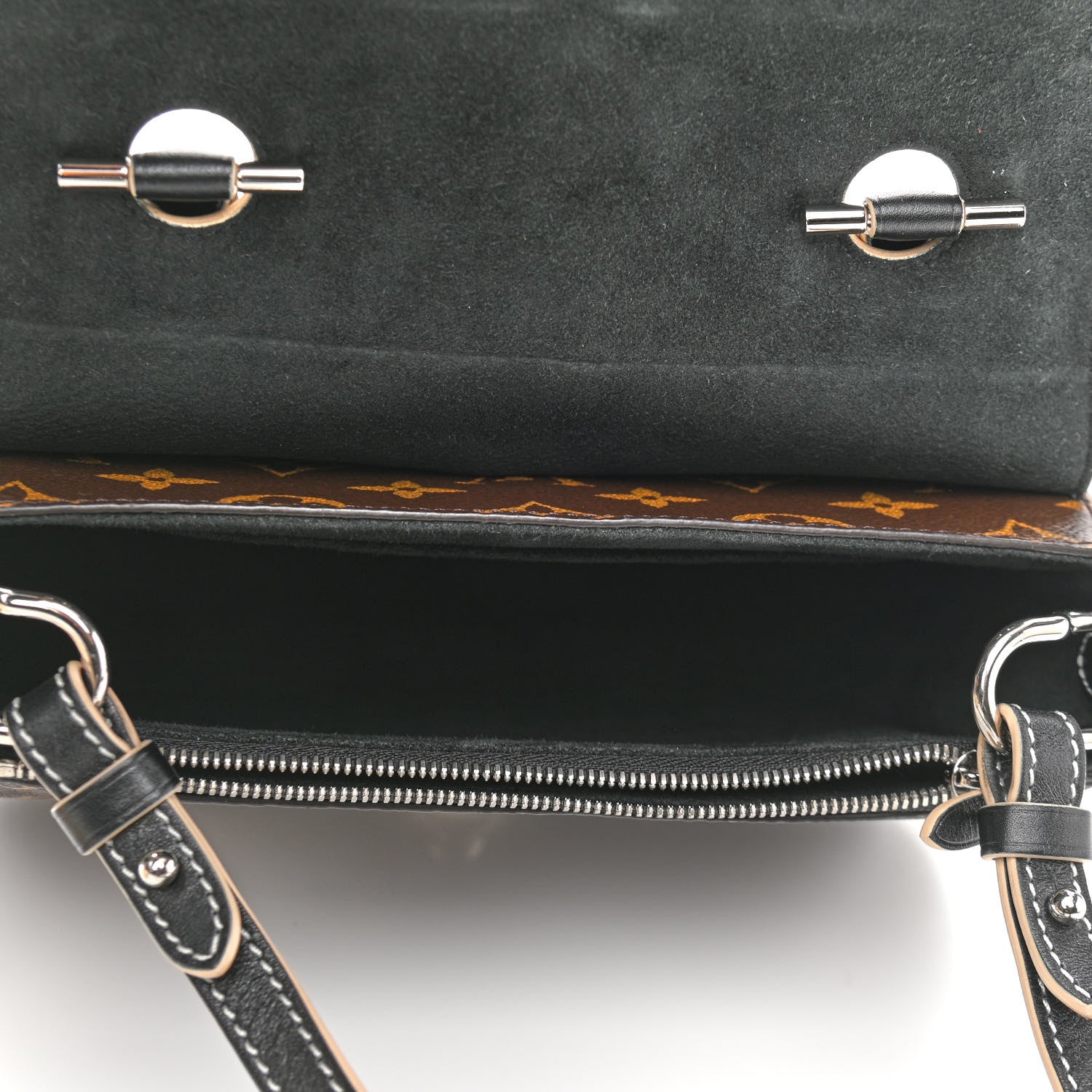 Louis Vuitton Calfskin Monogram Chain It Bag PM Black 6 of 12