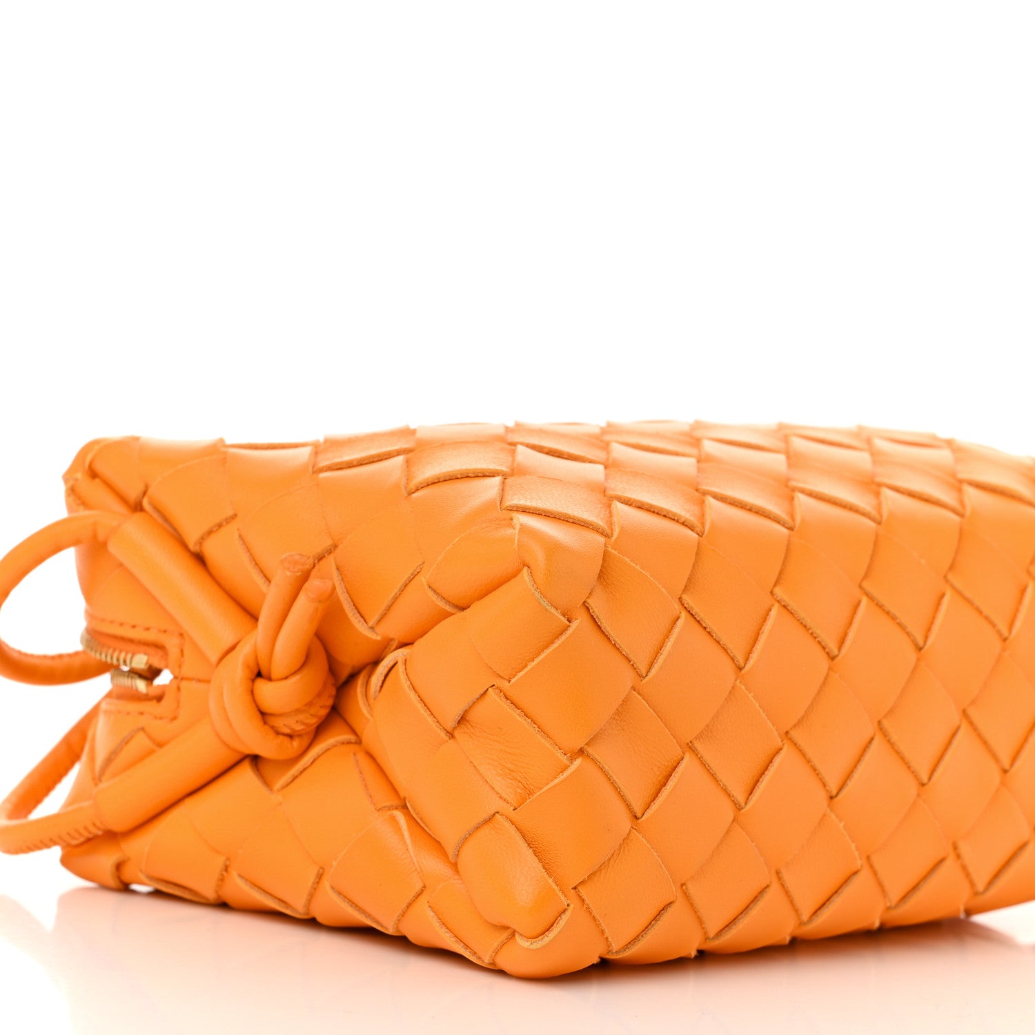 Bottega Veneta Nappa Intrecciato Mini Loop Camera Bag Tangerine 8 of 9
