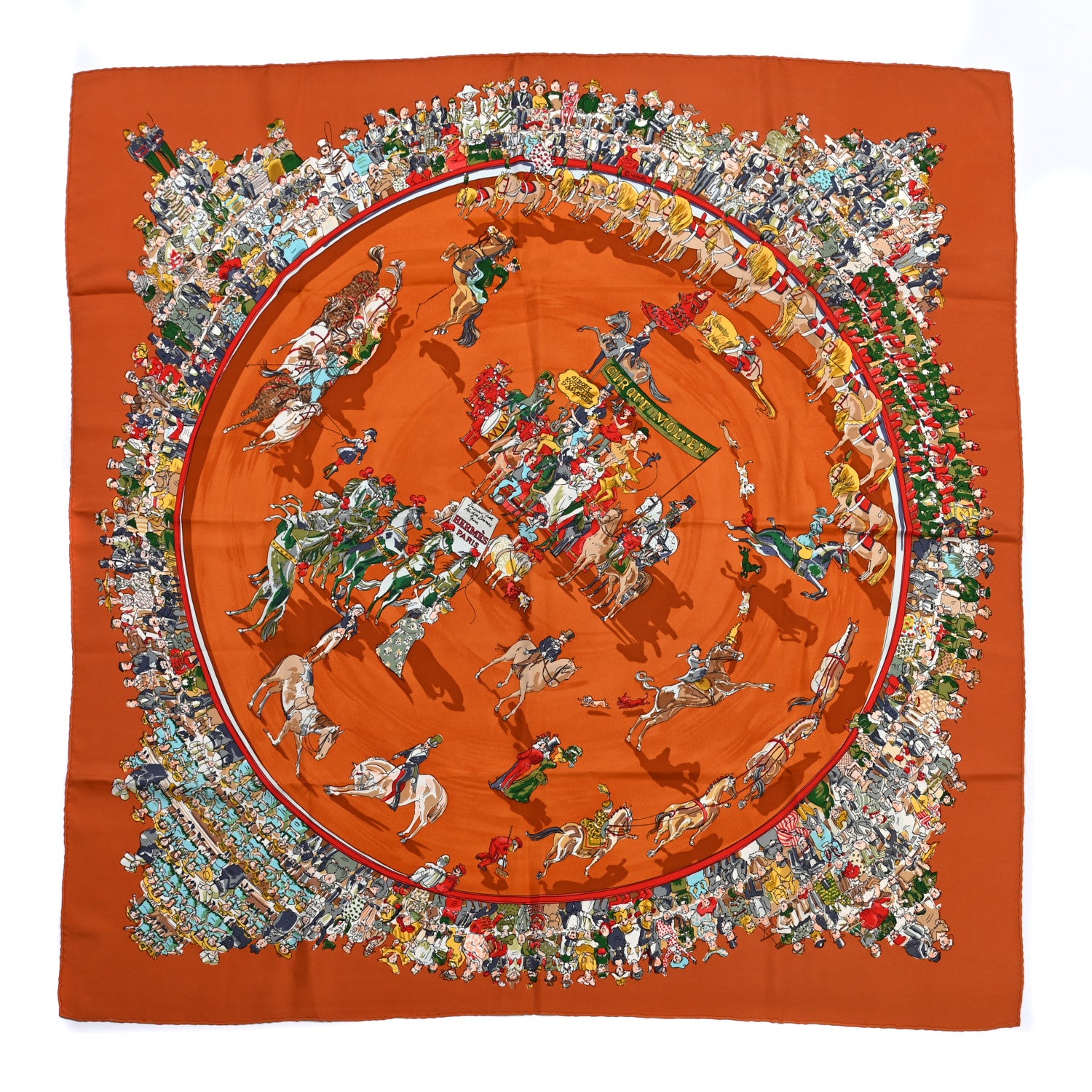 Hermes Silk Cirque Molier Scarf 90 1 of 4