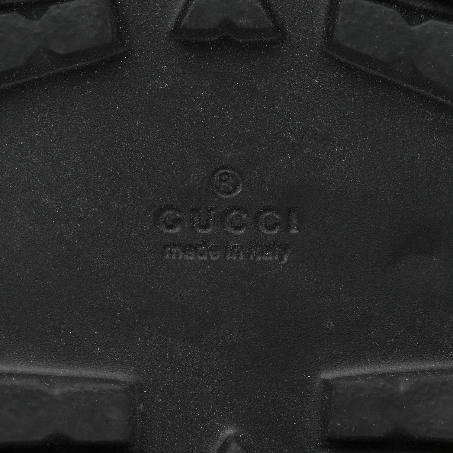 Gucci Rubber Web Mens Slide Sandals 12 Black Green Red 6 of 9