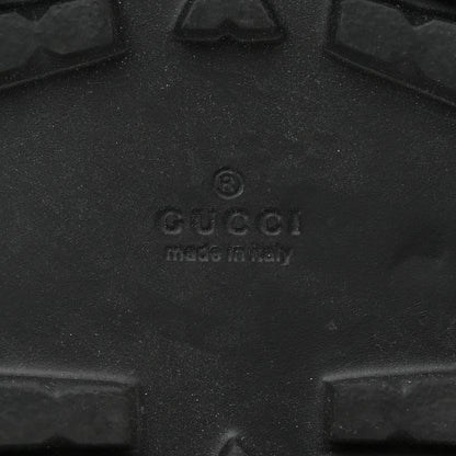 Gucci Rubber Web Mens Slide Sandals 12 Black Green Red 6 of 9