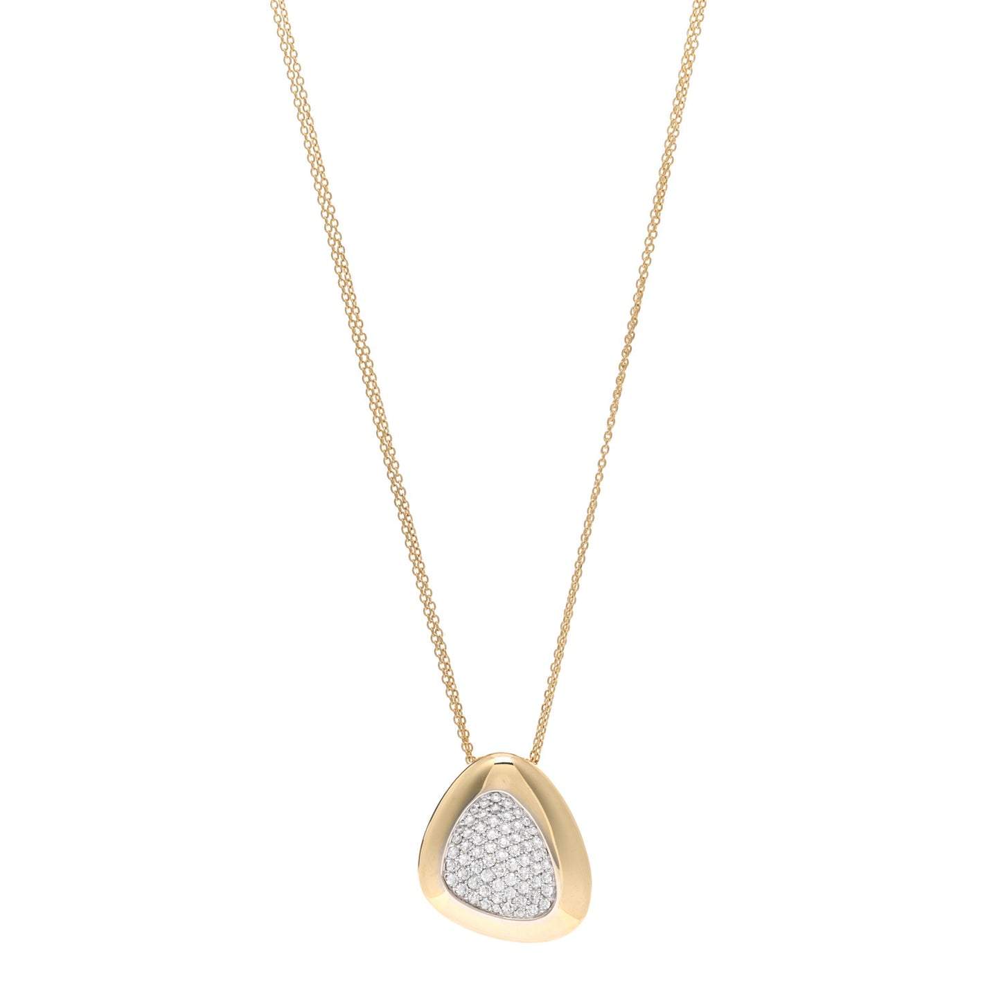18K Yellow Gold Diamond Capri Plus Pendant Necklace