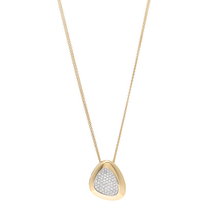 Roberto Coin 18K Yellow Gold Diamond Capri Plus Pendant Necklace 1 of 4