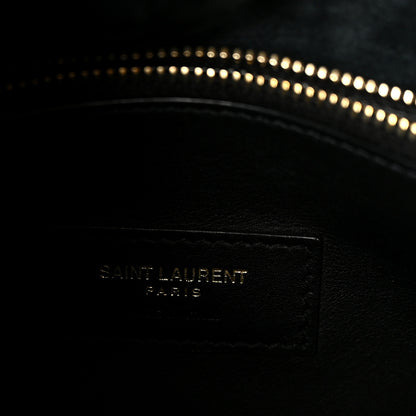 Saint Laurent Smooth Calfskin Small Le 5 A 7 Soft Hobo Black 6 of 10