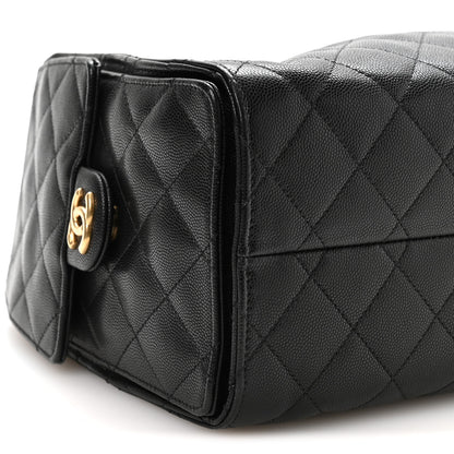 Chanel Caviar Quilted Small Chanel 25 Handbag Black 9 of 11