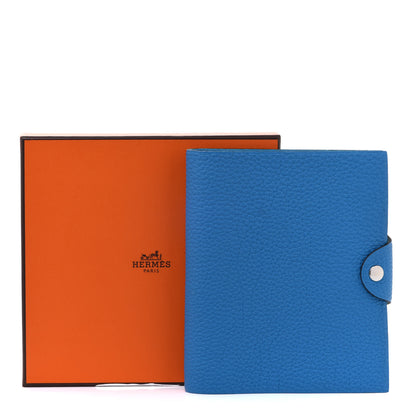 Hermes Togo Ulysse PM Notebook Cover Bleu Zanzibar 11 of 11