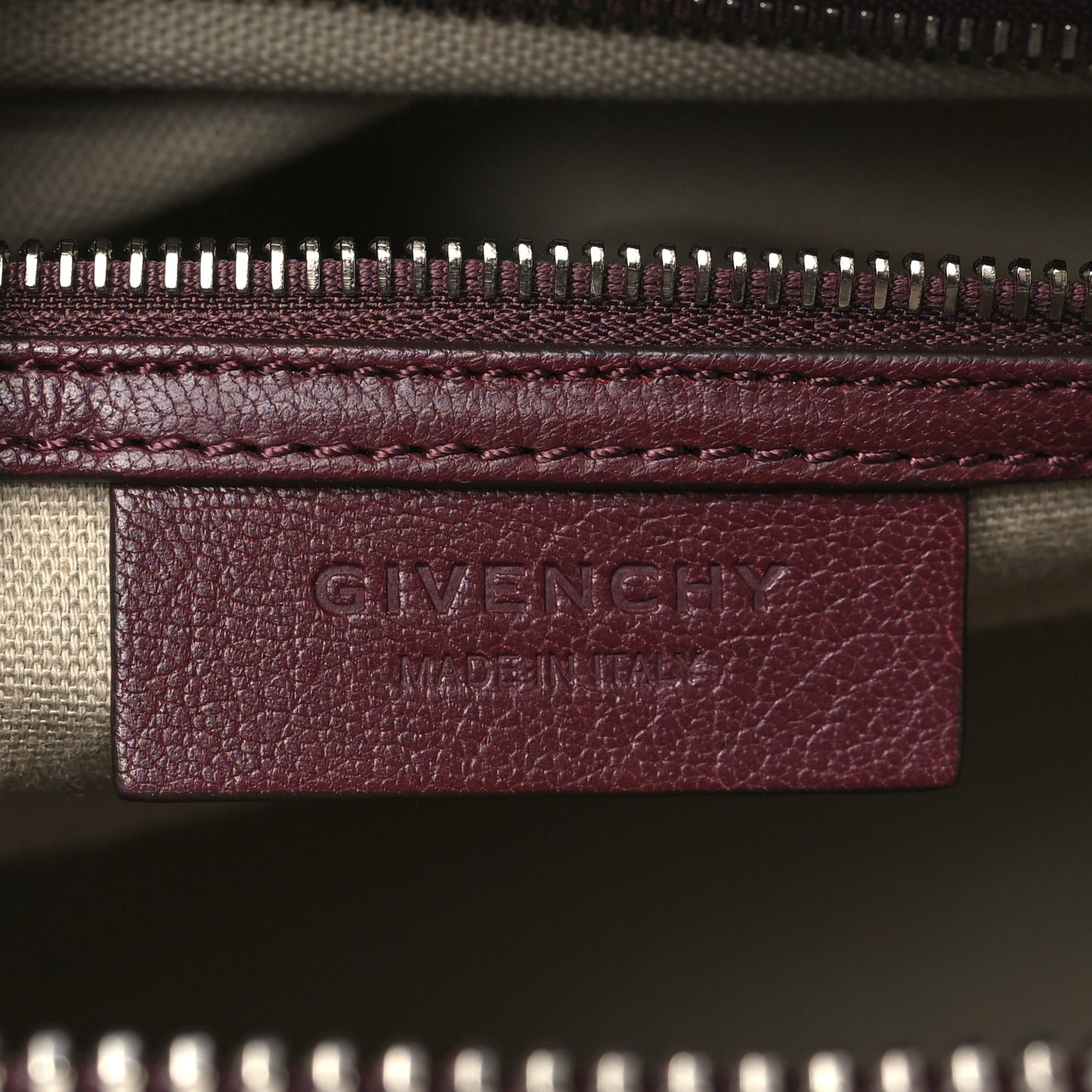 Sugar Goatskin Medium Antigona Oxblood