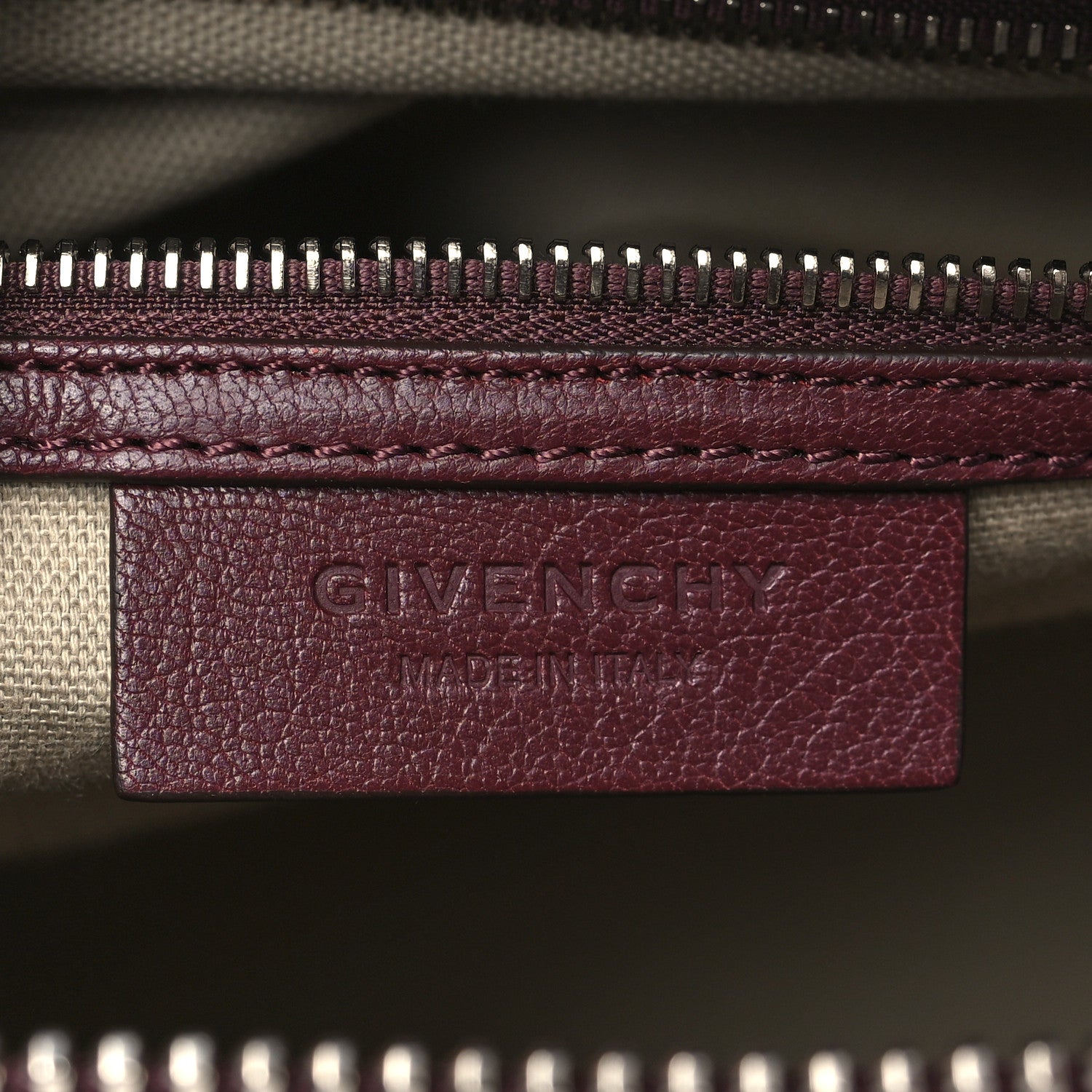 Givenchy Sugar Goatskin Medium Antigona Oxblood 6 of 9