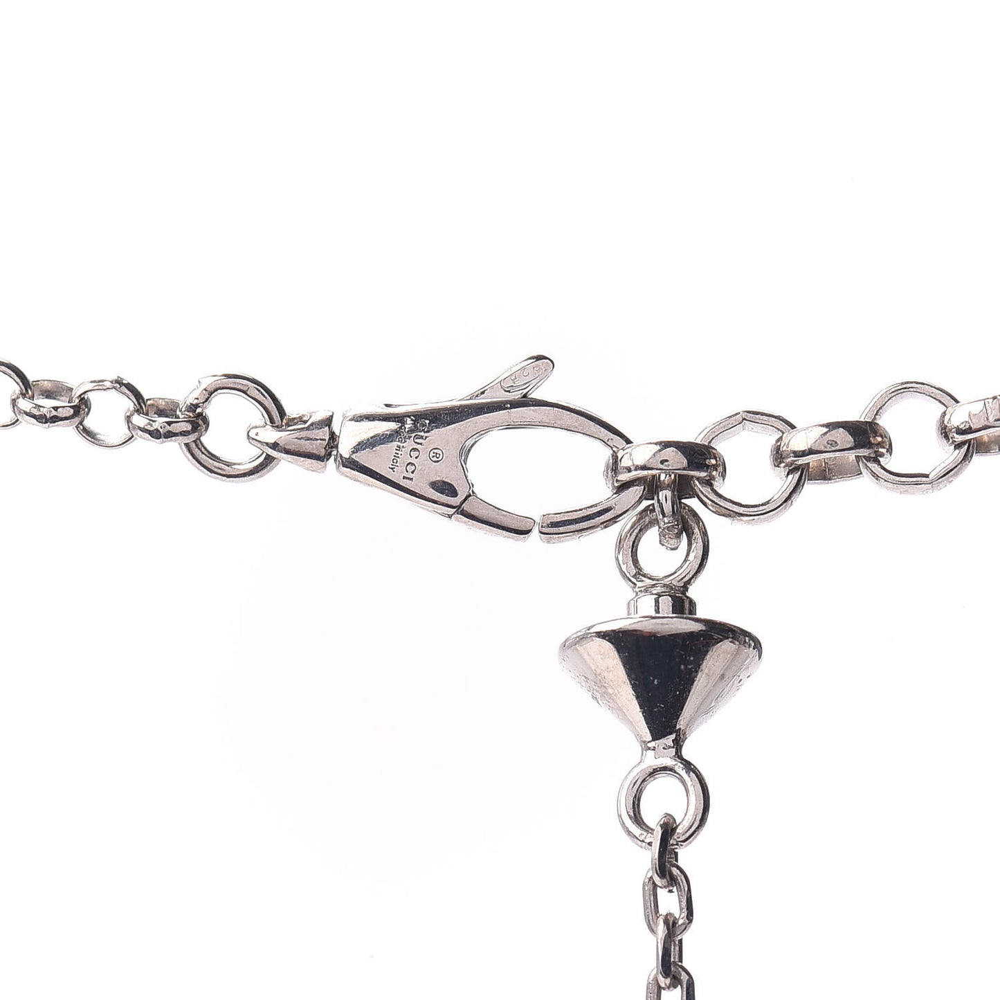 Sterling Silver Enamel Bosco Pendant Necklace