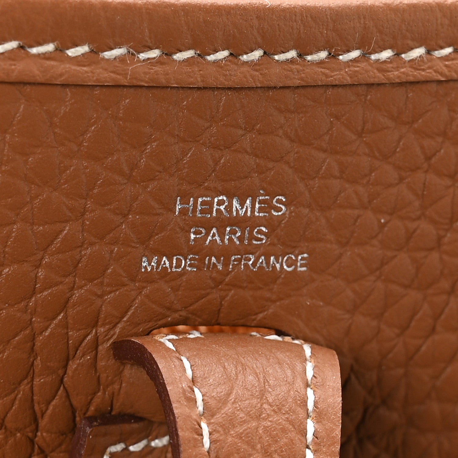 Hermes Taurillon Clemence Evelyne TPM Gold 6 of 11
