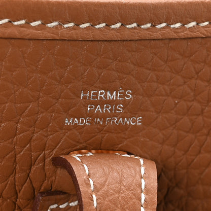 Hermes Taurillon Clemence Evelyne TPM Gold 6 of 11