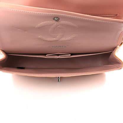 Chanel Patent Quilted Medium Double Flap Light Pink 5 of 11