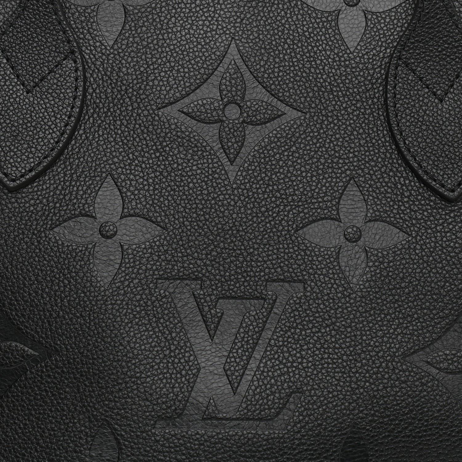 Louis Vuitton Empreinte Monogram Giant Neverfull MM Black 12 of 17