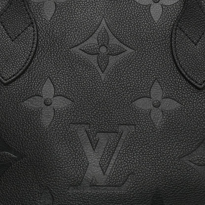 Louis Vuitton Empreinte Monogram Giant Neverfull MM Black 12 of 17