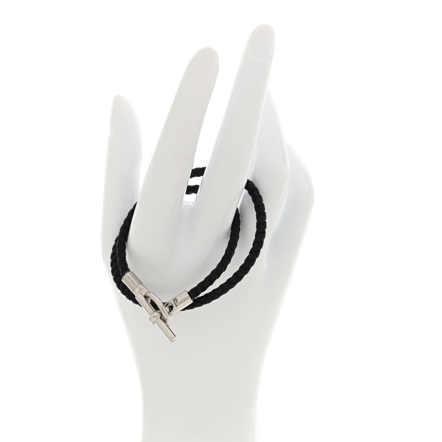 Hermes Swift Glenan Double Tour Bracelet T1 Black 2 of 5