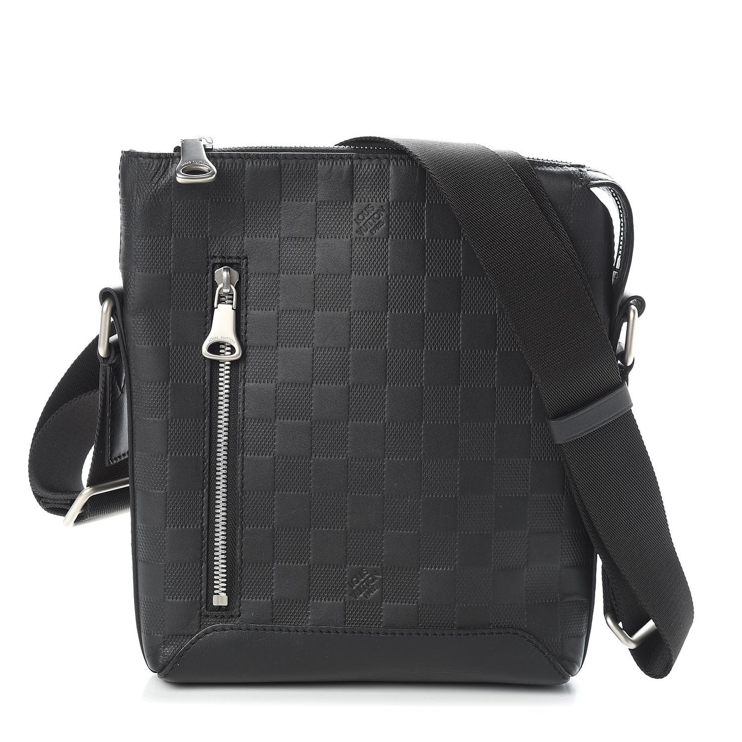 Damier Infini Discovery Messenger BB Onyx