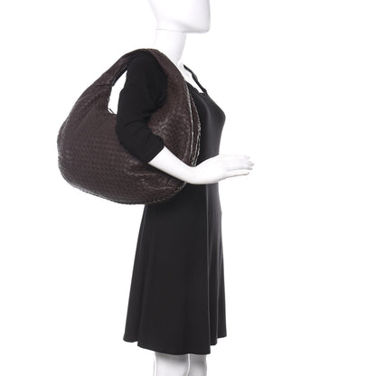 Bottega Veneta Nappa Intrecciato Large Belly Veneta Hobo Ebano 2 of 9