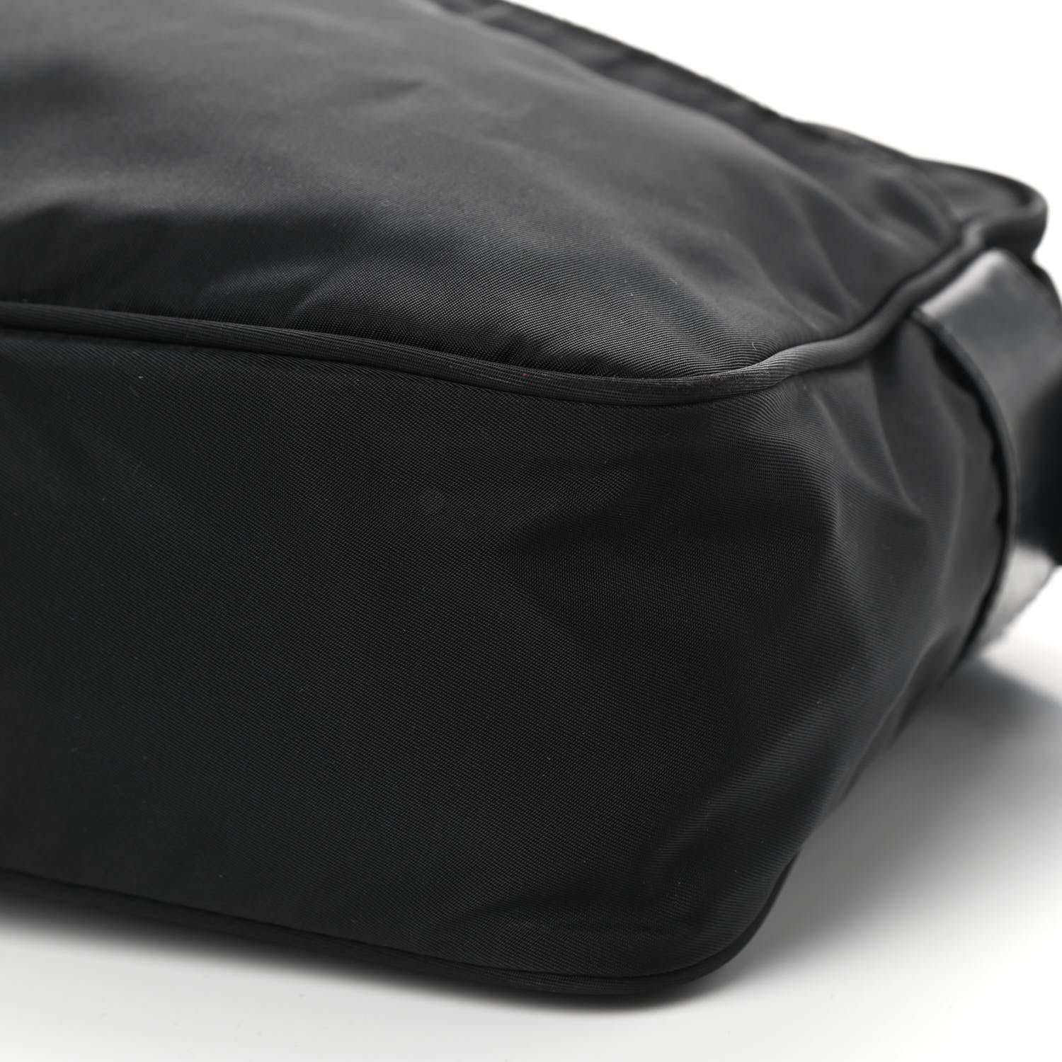Prada Nylon Tessuto Messenger Bag Black 7 of 9