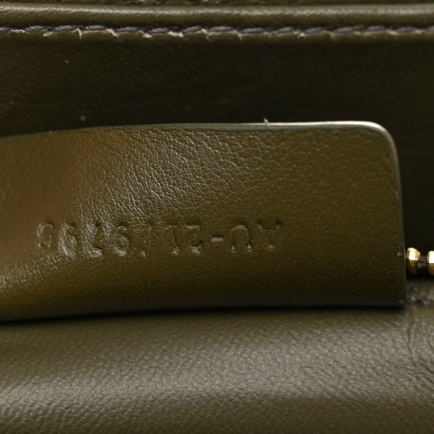 Salvatore Ferragamo Calfskin XS Front Flap Crossbody Bag New Olive 7 of 11