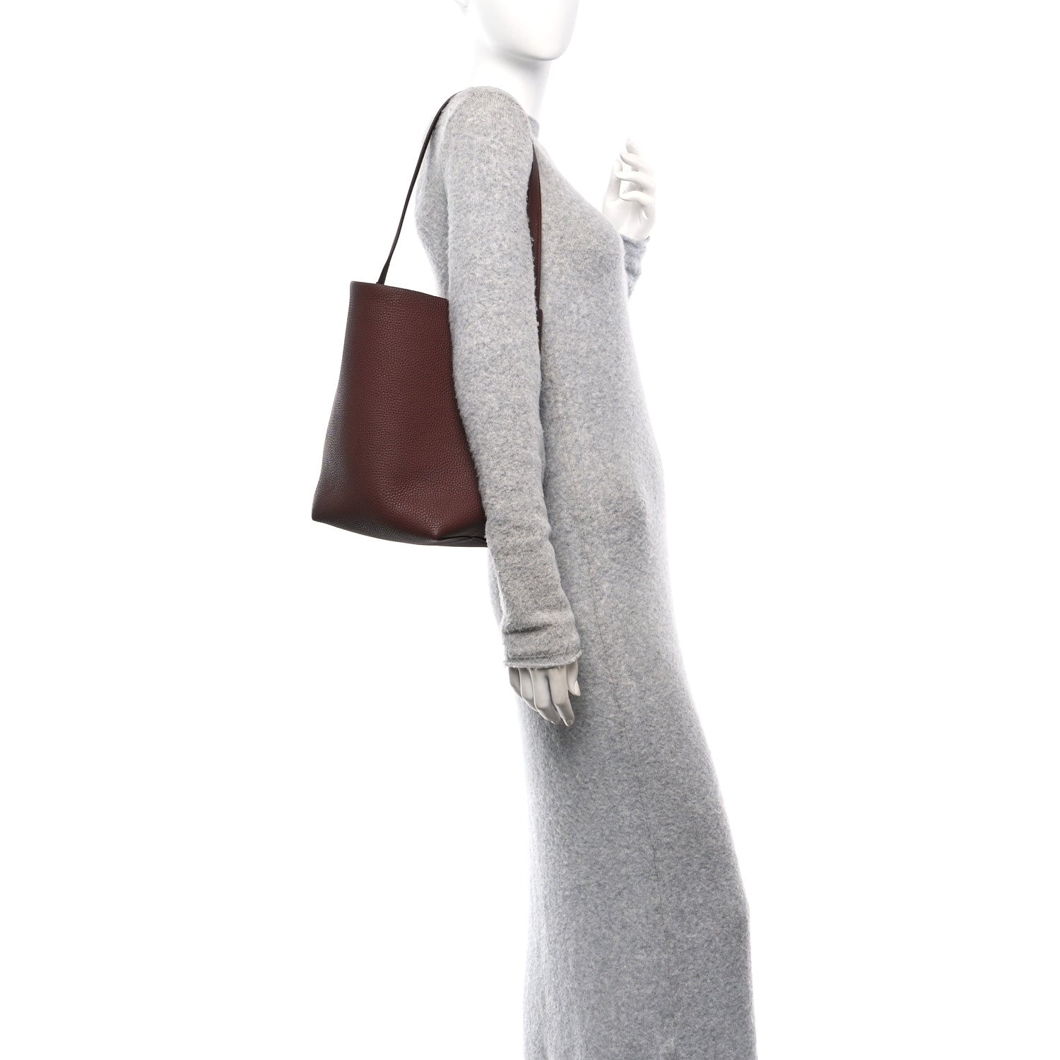 The Row Grained Calfskin Medium N/S Park Tote Cognac 2 of 10