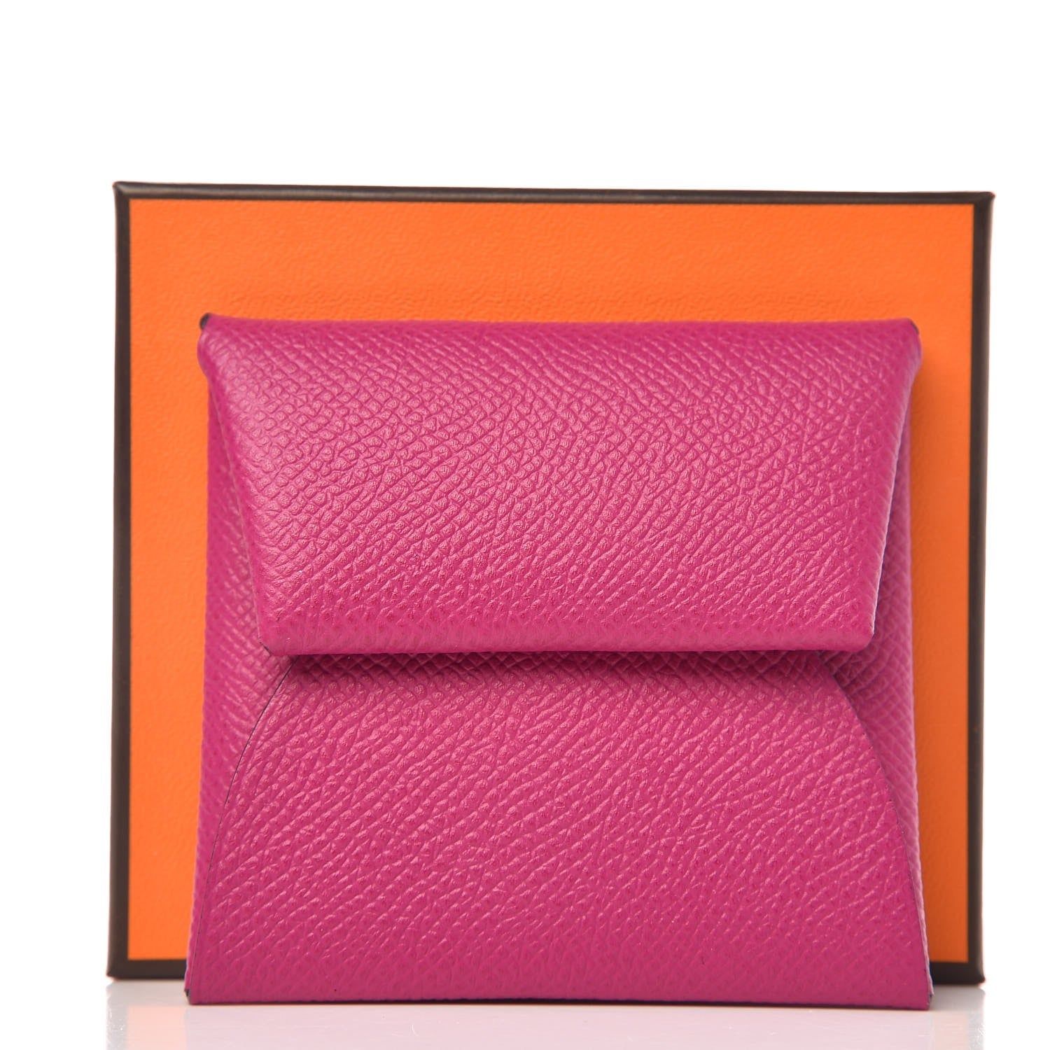 Hermes Epsom Bastia Coin Purse Rose Pourpre 8 of 8