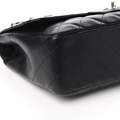 Chanel Caviar Quilted Jumbo Single Flap Black 7 of 9