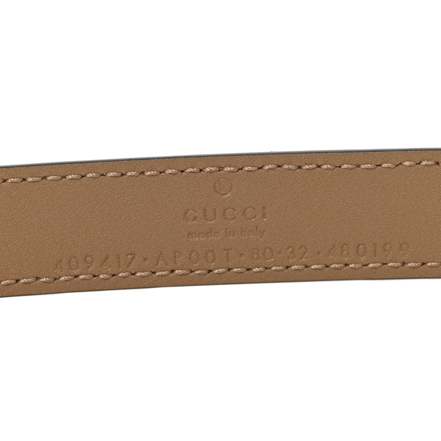 Gucci Calfskin Double G 20mm Belt 80 32 Porcelain Rose 3 of 4