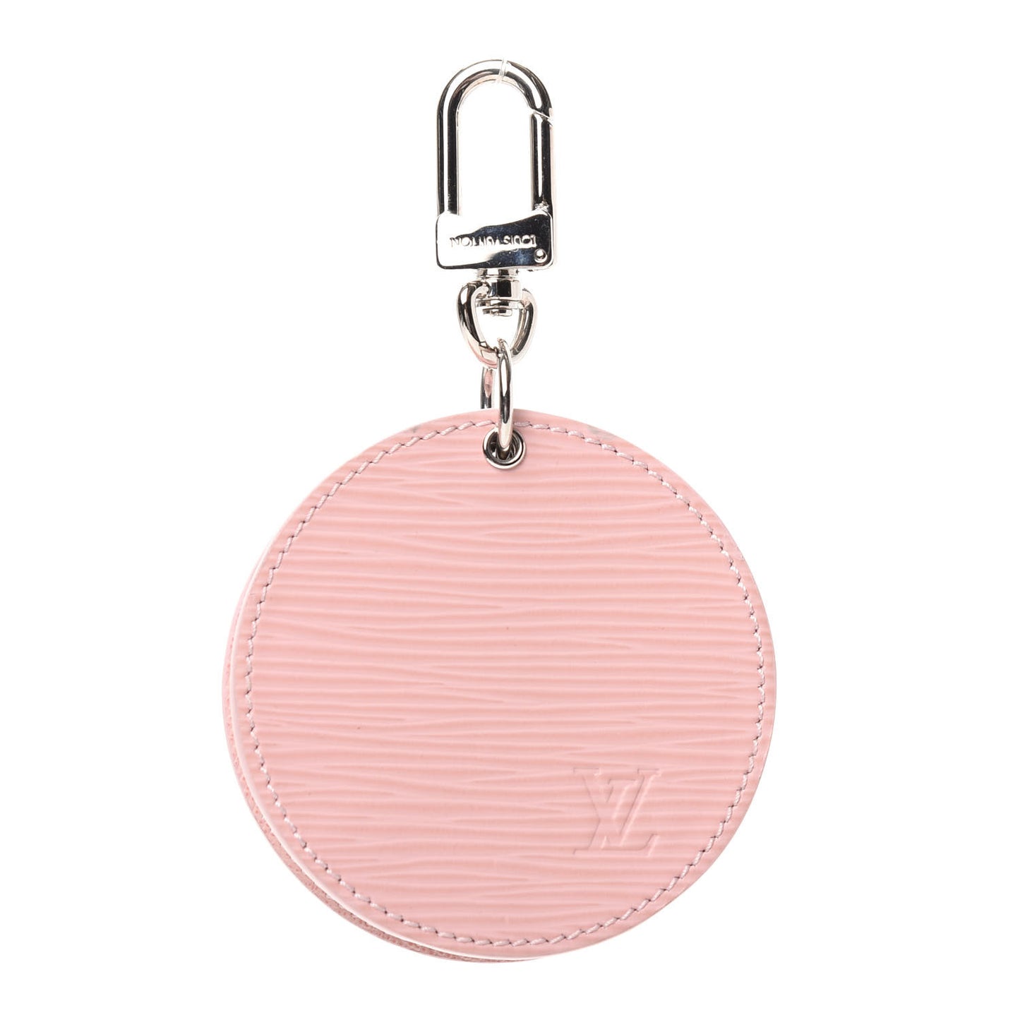 Epi Mirror Bag Charm Key Holder Rose Ballerine