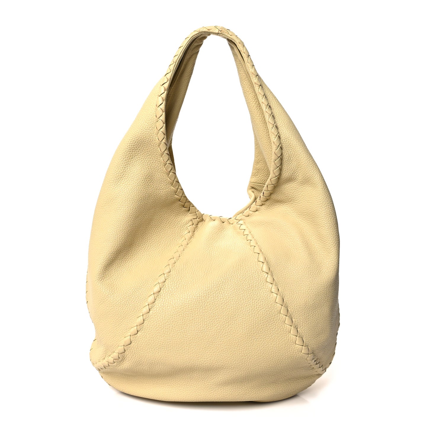 Cervo Deerskin Large Hobo Banane