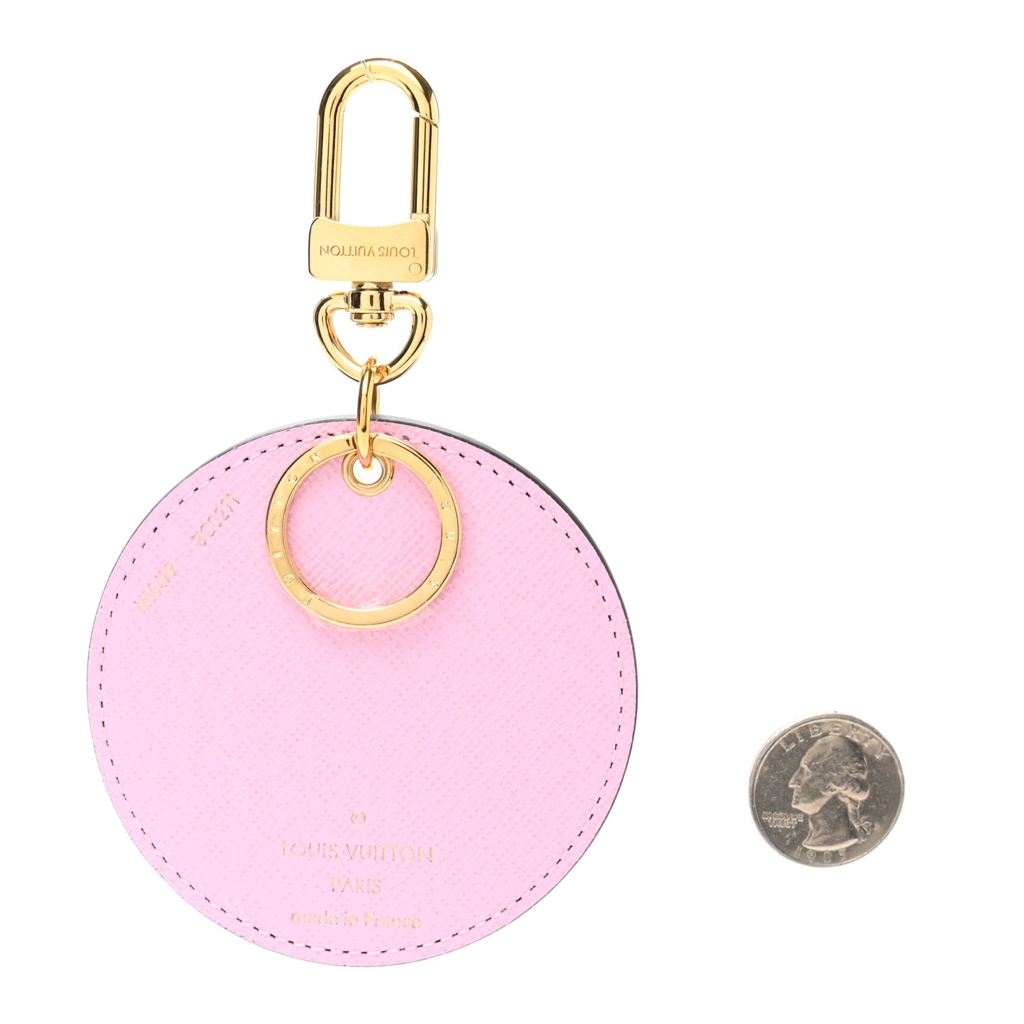 Monogram 2021 Christmas Animation Japanese Garden Bag Charm Key Ring Wisteria Pink