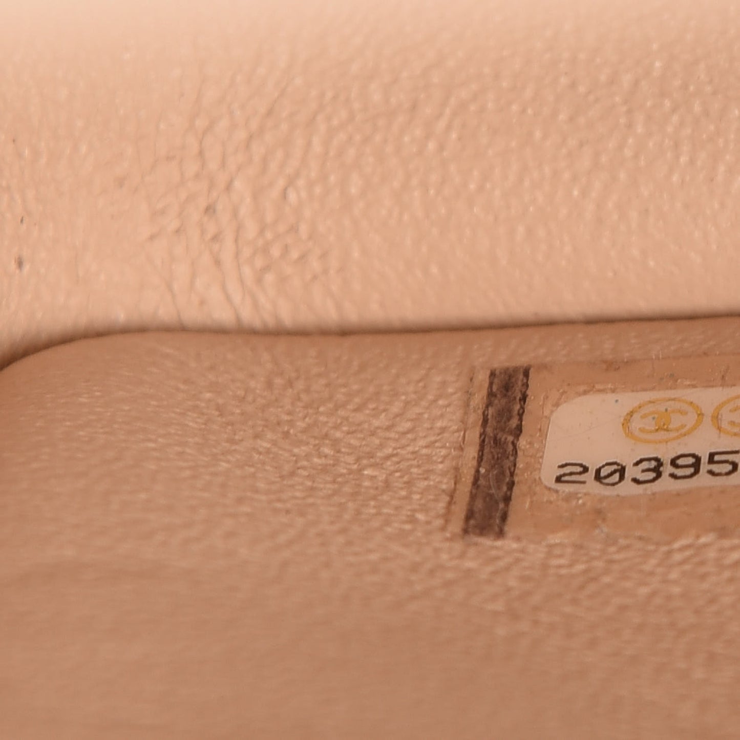 Caviar Quilted Jumbo Double Flap Beige