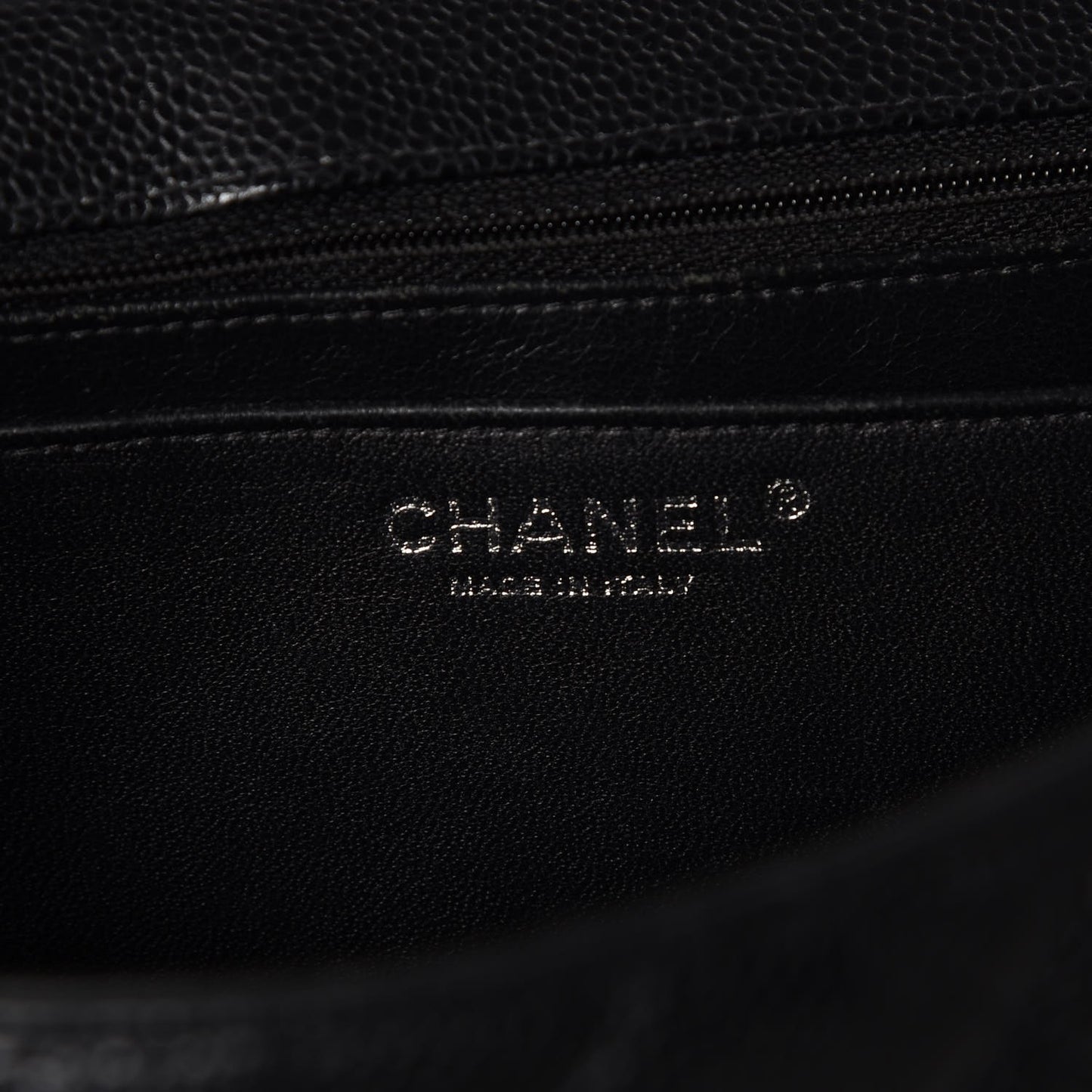 Caviar Quilted Maxi Single Flap Black