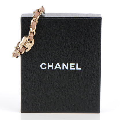 Chanel Lambskin CC Turnlock Chain Bracelet Gold Taupe 5 of 5