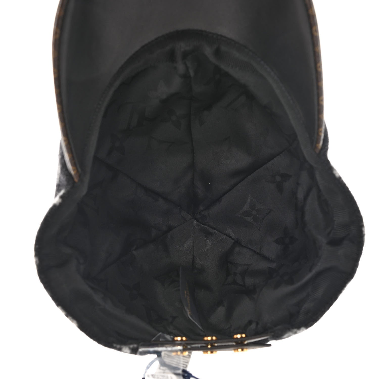 Louis Vuitton Wool Monogram Carry On Cap M Black 5 of 12