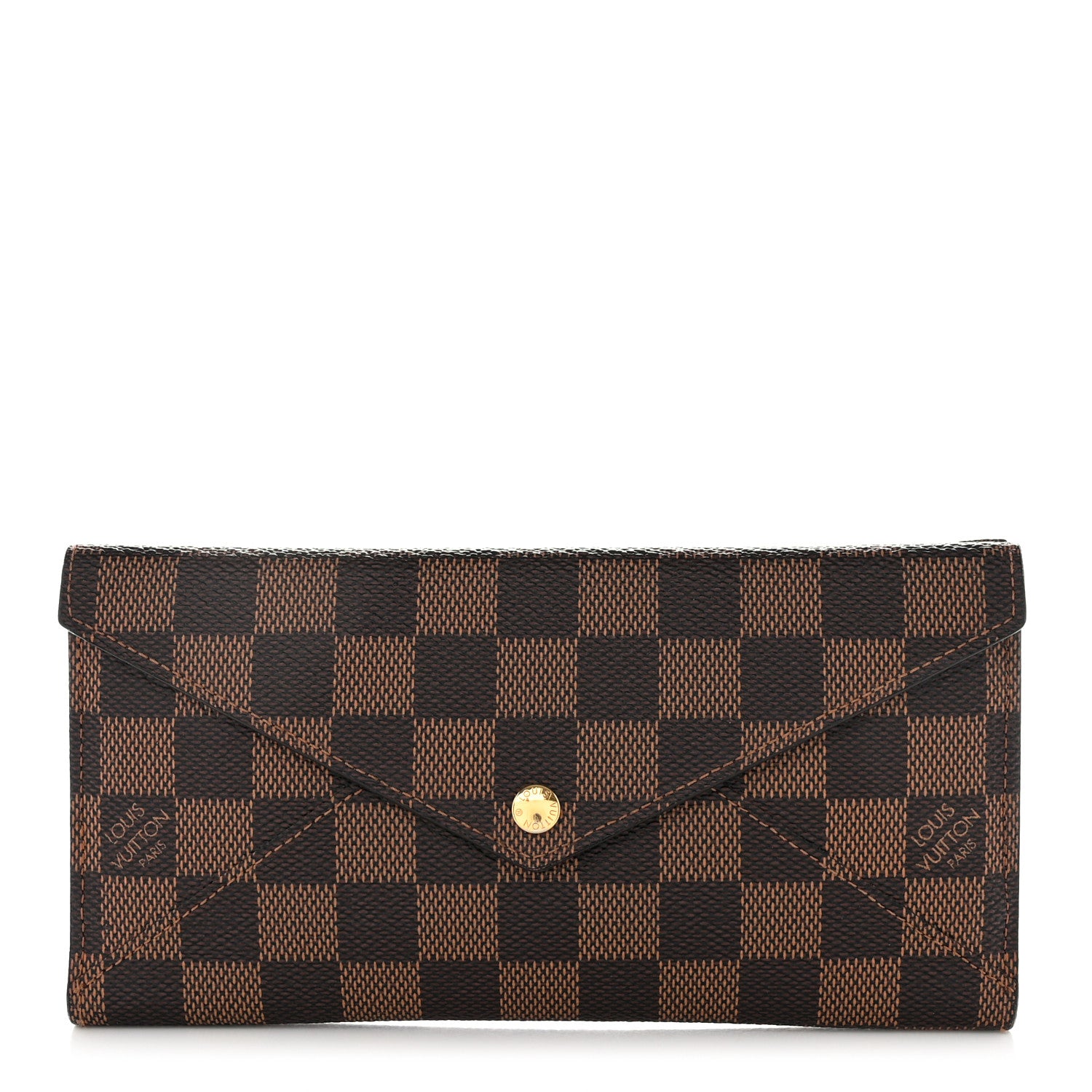 Louis Vuitton Damier Ebene Long Origami Wallet 1 of 11