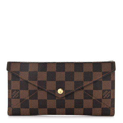 Louis Vuitton Damier Ebene Long Origami Wallet 1 of 11