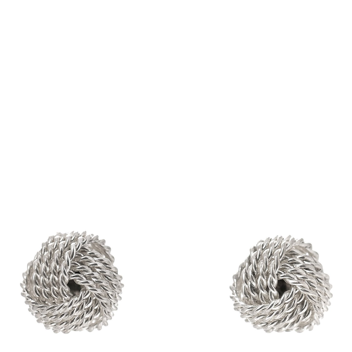 Sterling Silver Twist Knot Earrings