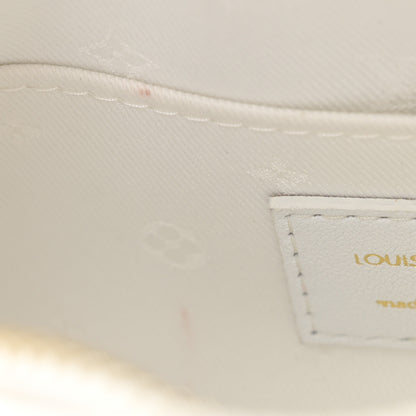 Louis Vuitton Calfskin Bubblegram Papillon BB Snow White 10 of 15