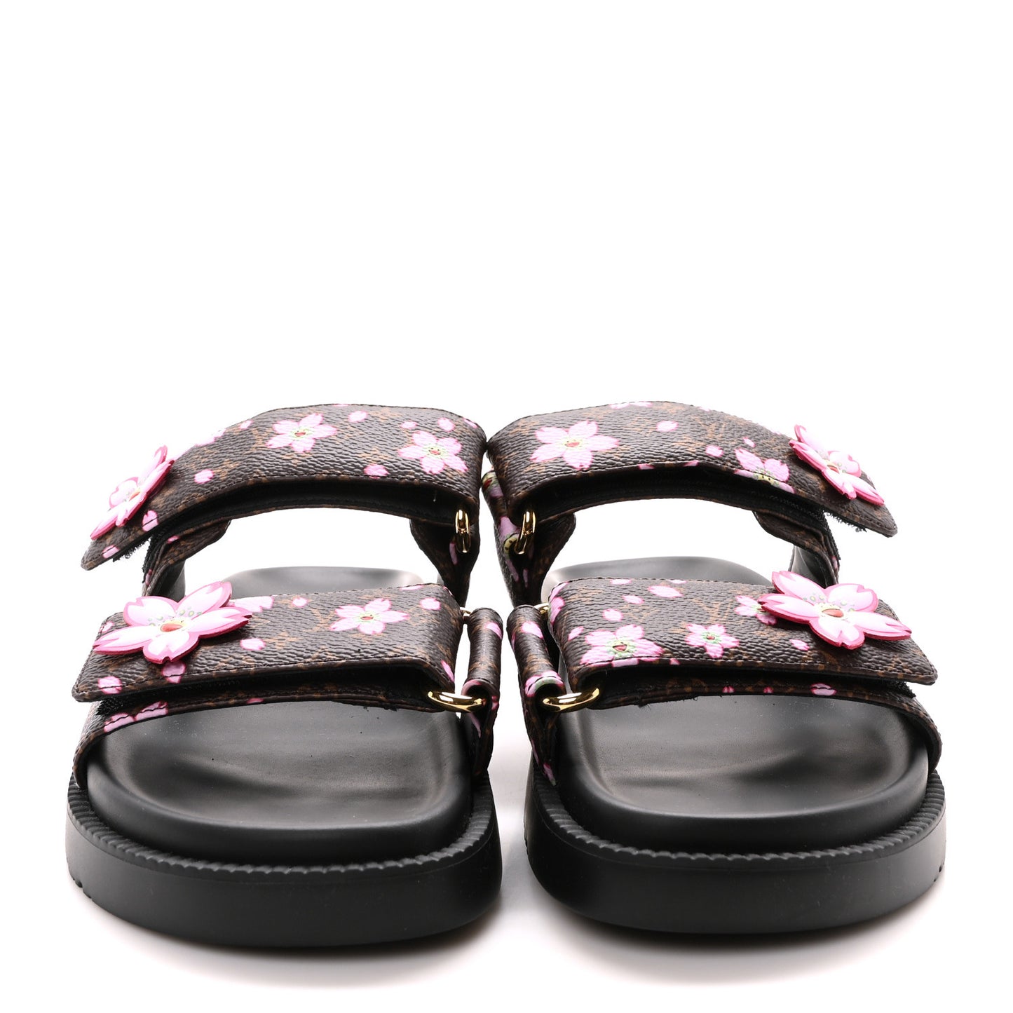 LV X TM Monogram LV Sunset Flat Comfort Mule 35 Sakura Brown