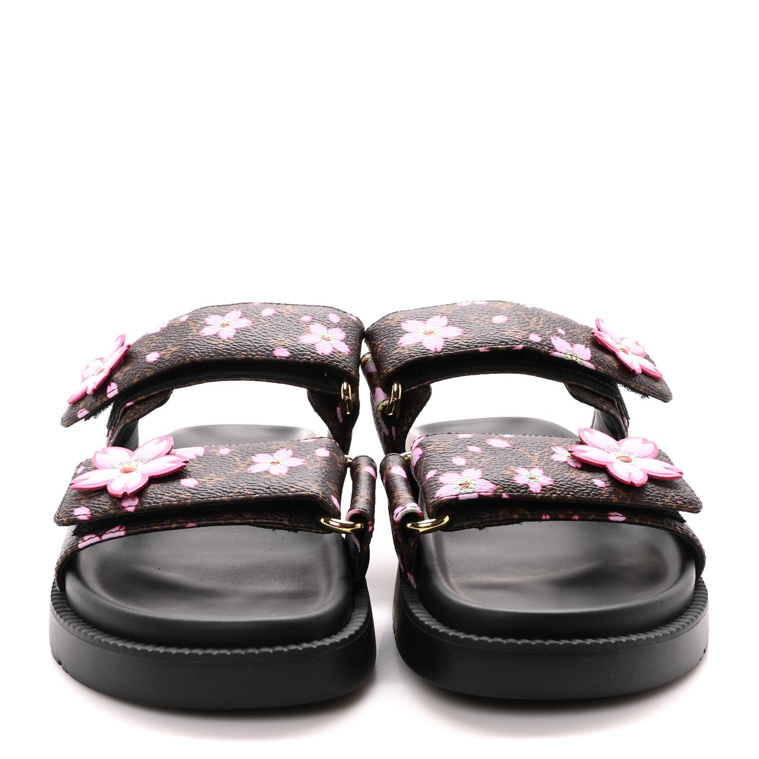 Louis Vuitton LV X TM Monogram LV Sunset Flat Comfort Mule 35 Sakura Brown 3 of 9