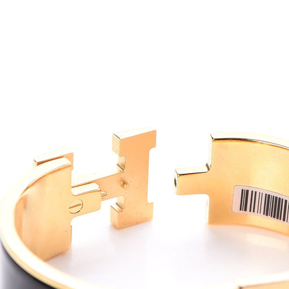 Hermes Enamel Wide Clic Clac H Bracelet PM Black 4 of 6