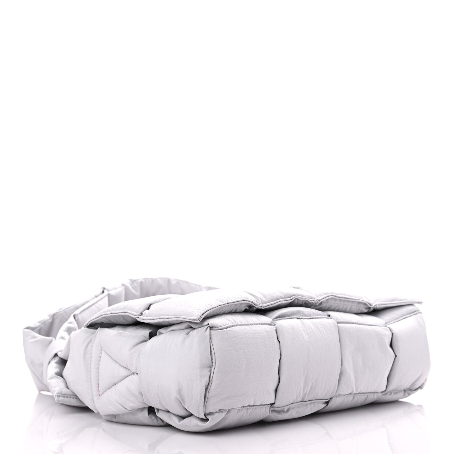 Nylon Intrecciato Padded Tech Cassette Bag Frost