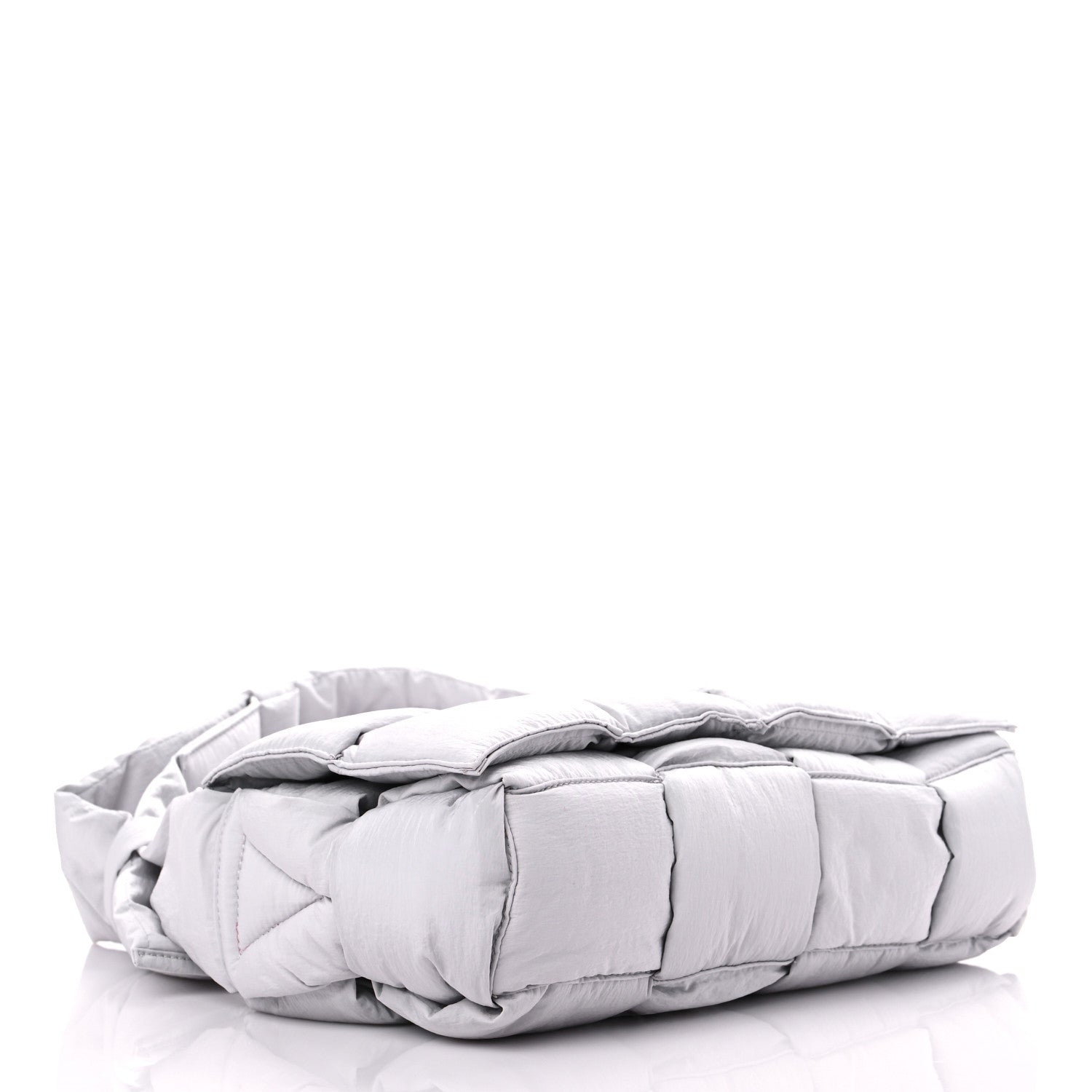 Bottega Veneta Nylon Intrecciato Padded Tech Cassette Bag Frost 5 of 9