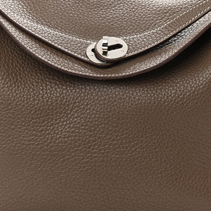 Hermes Taurillon Clemence Lindy 30 Etoupe 8 of 18
