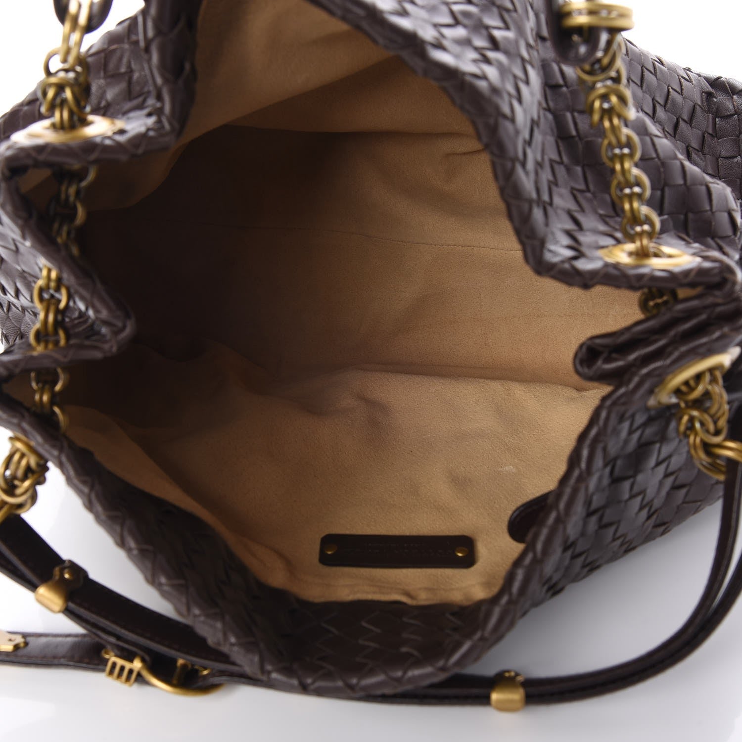 Bottega Veneta Nappa Intrecciato Shoulder Bag Ebano 5 of 7