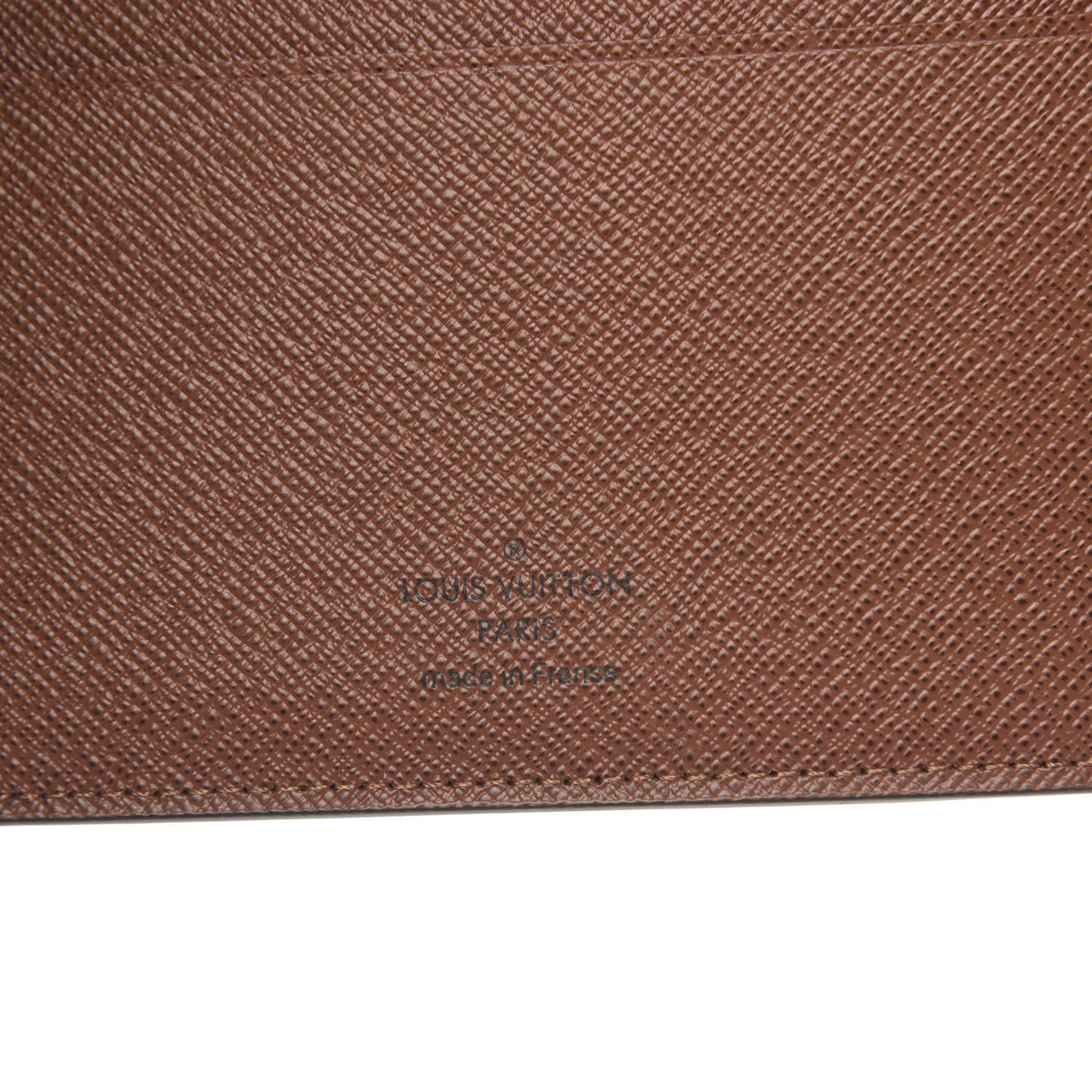 Monogram Desk Agenda Cover