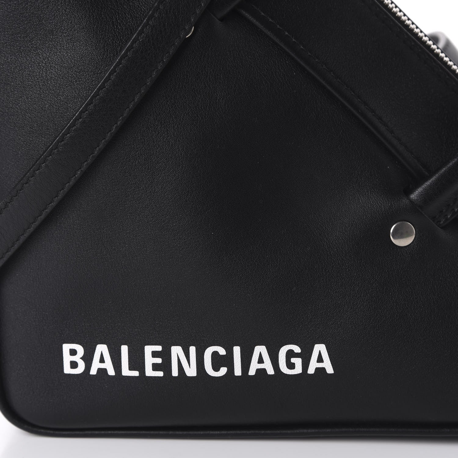 Balenciaga Calfskin S Triangle Duffle Black 9 of 9