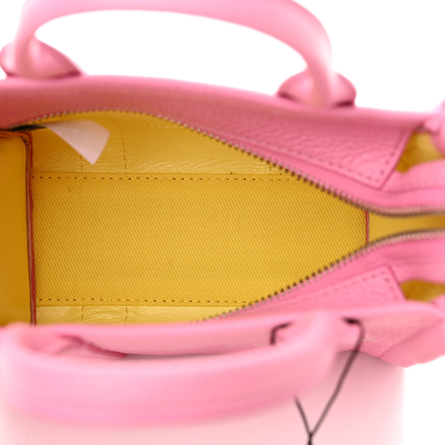 Grained Calfskin Mini The Tote Bag Petal Pink