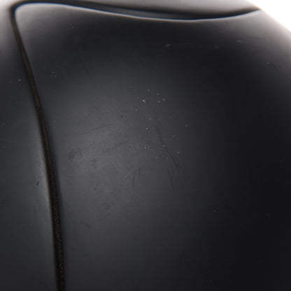 Hermes Polycarbonate Zermatt Calfskin Eole Equestrian Riding Helmet 55 Black Rouge H 6 of 11